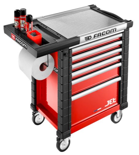 Facom houder voor flessen en rol papier