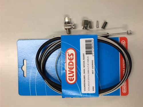Voor remkabel nexus rollerbrake cpl. zwart 6282