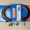 Rollerbrake kabelkit Elvedes BR-IM41 50 53 1700mm 2250mm RVS - zwart (op kaart)