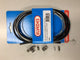 Rollerbrake kabelkit Elvedes BR-IM41 50 53 1700mm 2250mm RVS - zwart (op kaart)