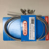 Voor remkabel nexus rollerbrake cpl. zilver 6284