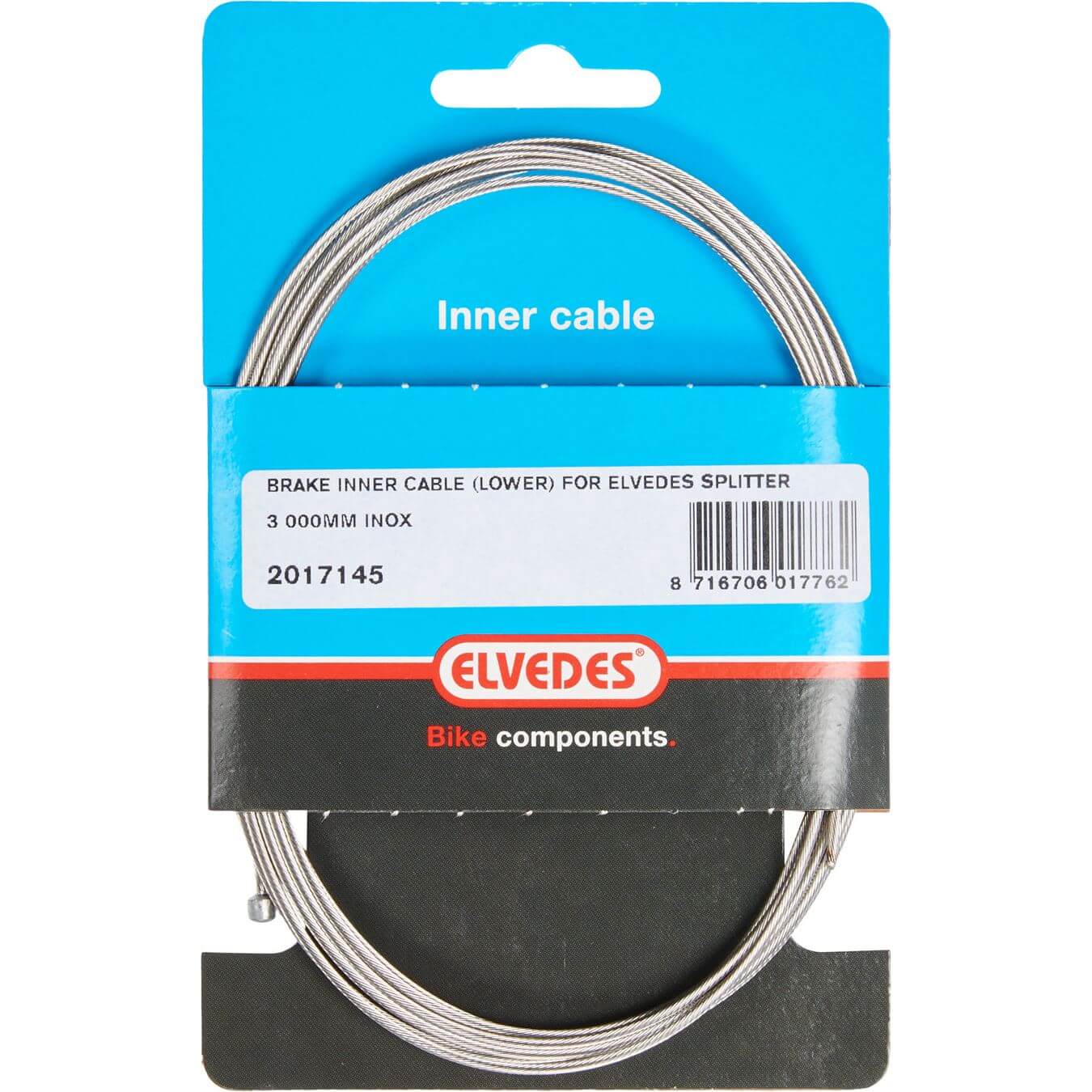 Elvedes binnenkabel 3000mm 49 rvs tbv kabelsplitter 22017145
