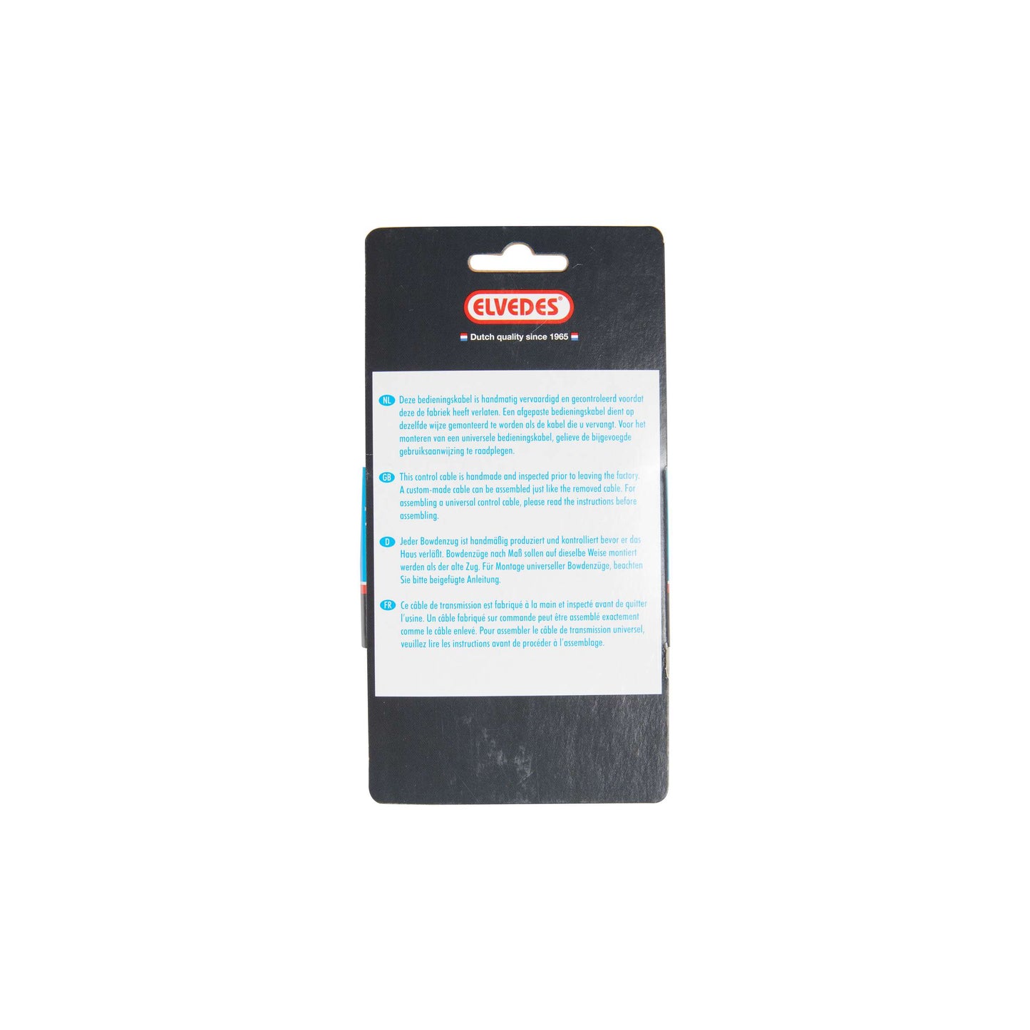 Elvedes QB0201A Kabel Voorrem Zwart Weinmann