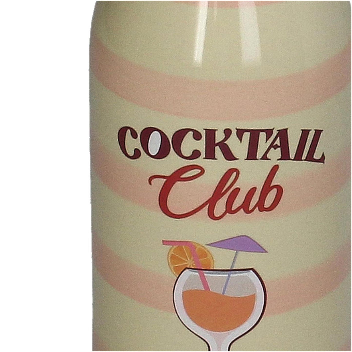 Kersten vaas cocktail fles aardewerk 6.5x6.5x24cm