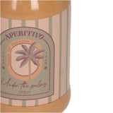 Kersten vaas aperitivo palm aardewerk 6.8x6.8x17.8 cm - afbeelding 2