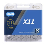 KMC X11R grijs 118 schakels (bicycle lock) - afbeelding 2