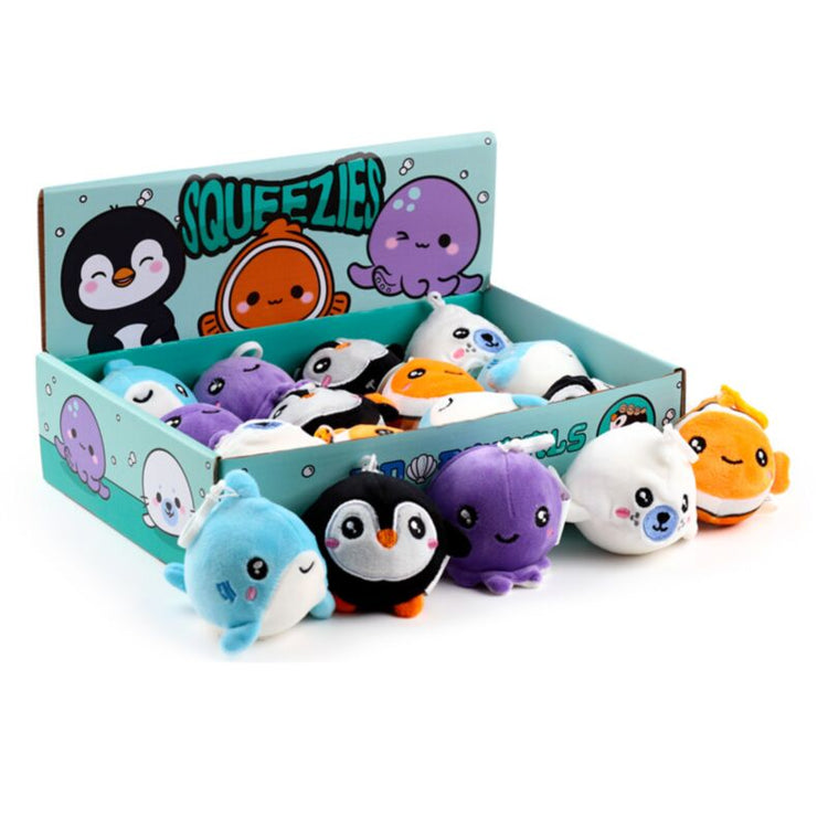 Adoramals squeezies knijp speelgoed zeedieren sleutelhanger