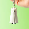 Griezelige kat 3d pvc sleutelhanger