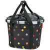 Klickfix rixen kaul fietsmand reisenthel mand dots