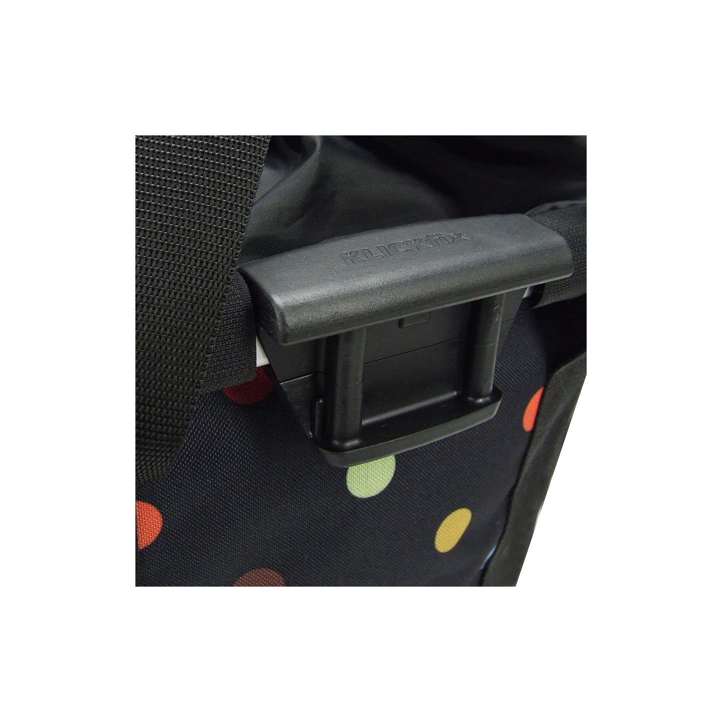 Klickfix rixen kaul shoppertas bikebasket shopping bag r k bikebasket dots