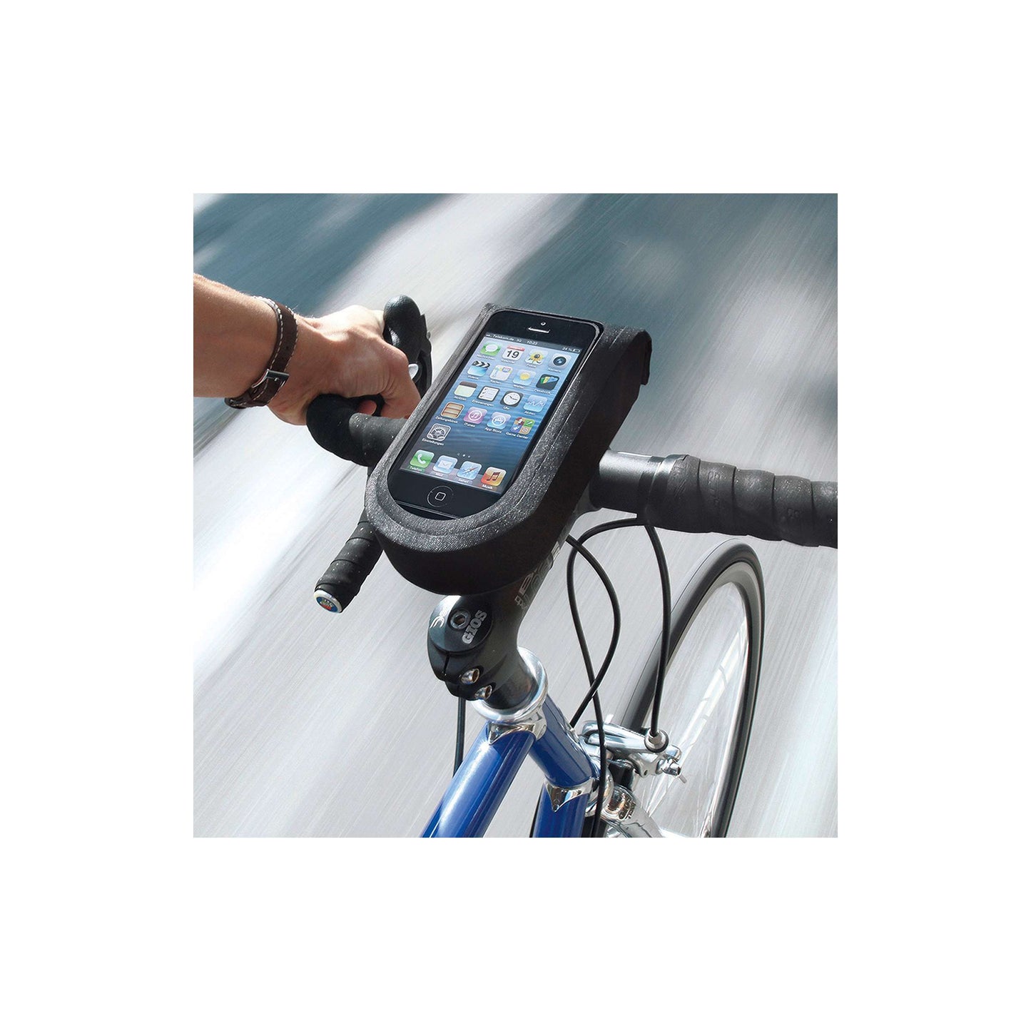 Klickfix telefoonhouder phonebag tour m zwart