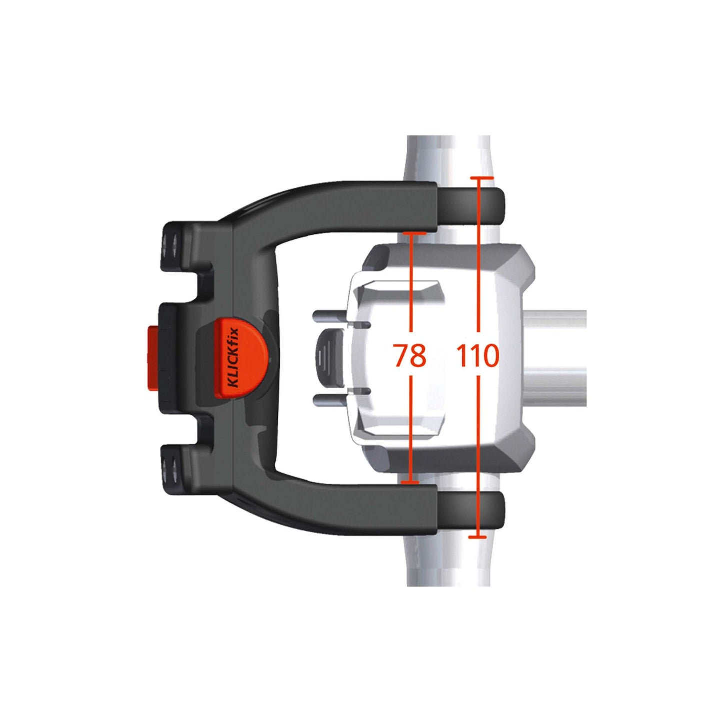 Stuuradapter KlickFix E-Bike Oversized (Kf349)