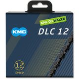 Kmc ketting dlc12 12v 126l waxed zwart - afbeelding 3