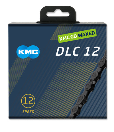 Kmc ketting dlc12 12v 126l waxed zwart