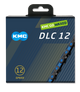 Kmc ketting dcl12 waxed 12 speed 126 links zwart blauw incl. missinglink