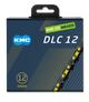 Kmc ketting dlc12 black yellow 126s waxed