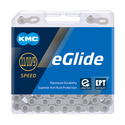 Kmc kette eglide cues chains eglide ept 9 1 1 2 x 11 128 132gl f.cues