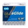 Kmc ketting eglide 9 11 speed shimano 118 links ept zilver incl missinglink