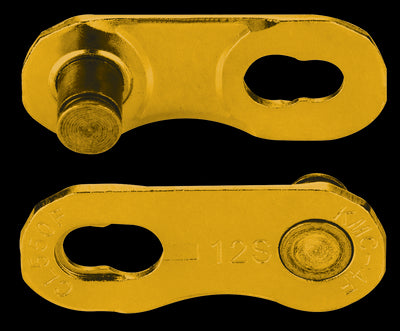 Kmc sluitschakel flatnr goud (2st)