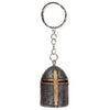 Middeleeuwse ridder helm sleutelhanger