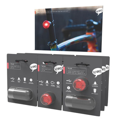 Knog plug starter pack wall (16 lights)