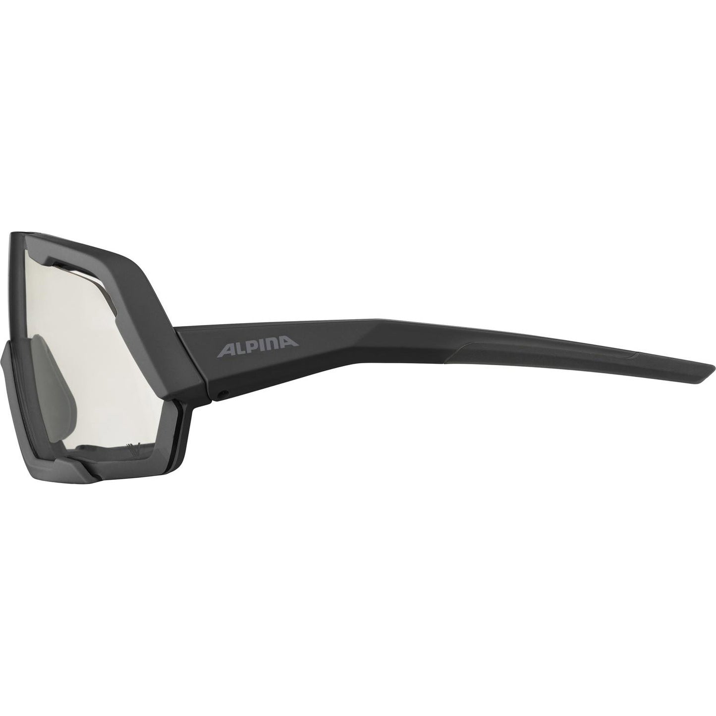 Alpina Bril ROCKET V fogstop black mat clear mirror Cat0-3