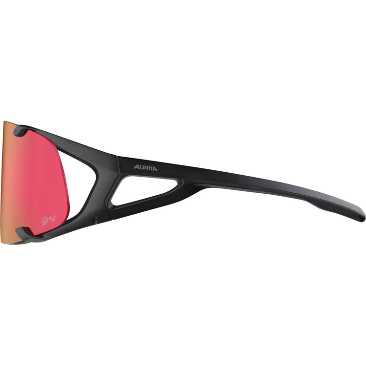 Alpina sports sportbril hawkeye qv mat zwart