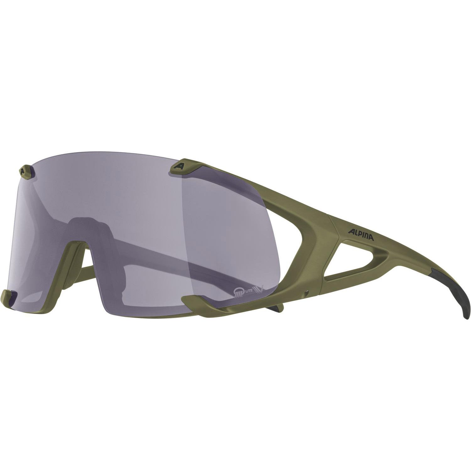 Alpina sports sportbril hawkeye q-lite v olijf