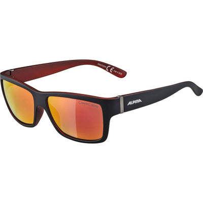 Alpina sports bril kacey zwart rood