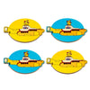 The beatles yellow submarine set 4 onderzetterss