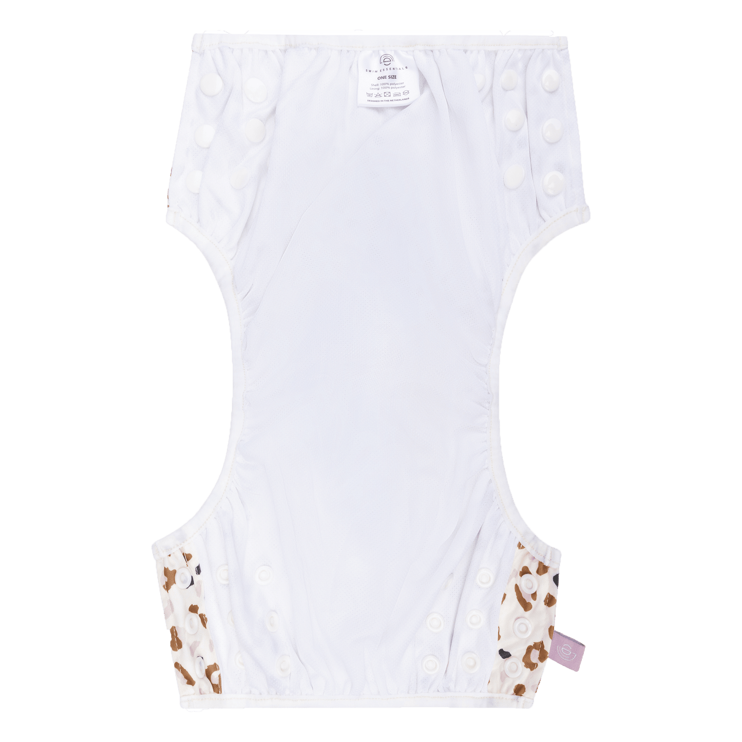 Leopard | kaki wasbare zwemluier