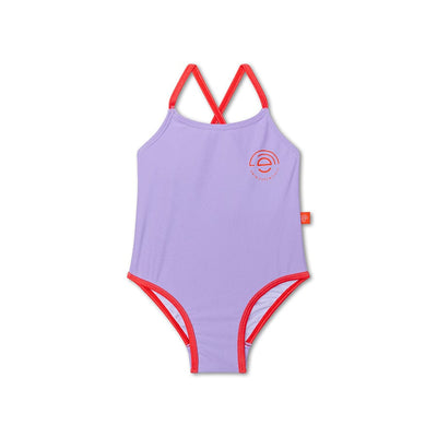 Iconic tones | paars meisjes uv badpak
