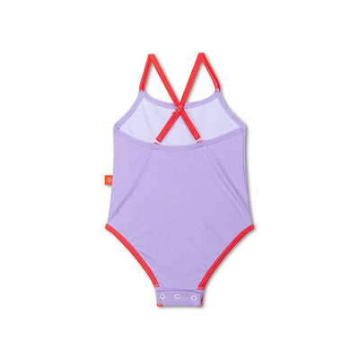 Iconic tones | paars meisjes uv badpak