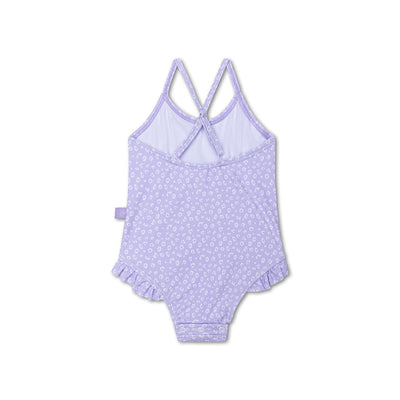 Leopard | lila meisjes uv meisjes badpak