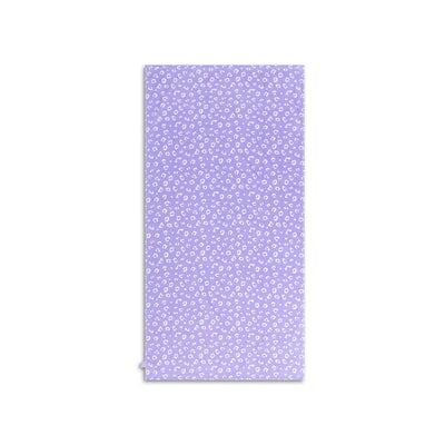 Leopard | lila katoenen handdoek 135 x 65 cm