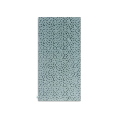 Leopard | groene katoenen handdoek 135 x 65 cm