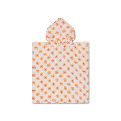 Floral love | meerkleurige hydrofiele strandponcho 50 x 50 cm