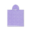 Leopard | lila strandponcho 65 x 65 cm