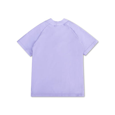 Pure tones | lila uv zwemshirt met korte mouwen