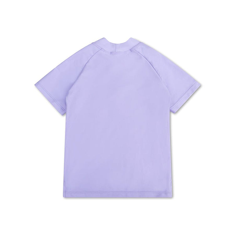 Pure tones | lila uv zwemshirt met korte mouwen