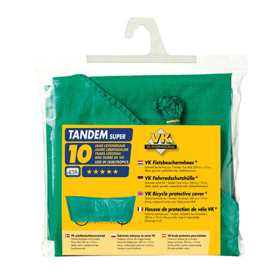 Vk fietsbeschermhoes (57) tandem super groen