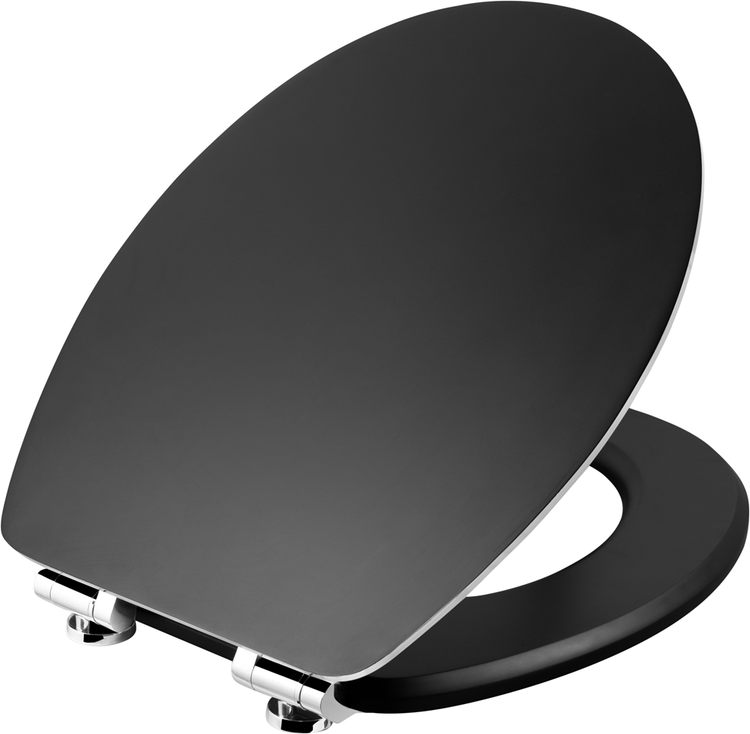 Cornat wc-bril prime black steel fsc - ksbssc51