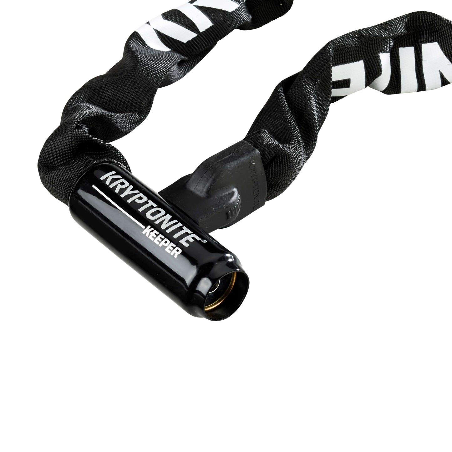 Kryptonite keeper 785-ketting met geïntegreerd slot – kettingslot fiets – fietsslot met ketting voor elektrische fiets – 85 cm – staal – zwart