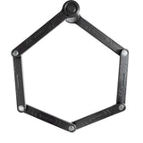 Kryptonite vouwslot met houder kryptolok 100 cm staal zwart - afbeelding 2