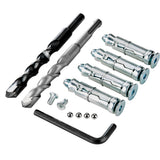Kryptonite evolution grond- wandanker – permanent vergrendelpunt – muuranker motor fiets – stalen beugel – 14 mm – zwart zilver - afbeelding 4