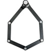 Kryptonite keeper 585 vouwslot 85cm codeslot zwart