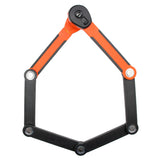 Kryptonite evolution 790 vouwslot – art-2 slot – vouwslot (elektrische) fiets – 90 cm lang - zwart oranje - afbeelding 3
