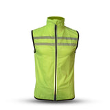 Gato Windbreaker mesh vest usb led neongeel maat S - afbeelding 2