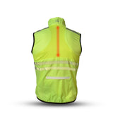 Gato Windbreaker mesh vest usb led neongeel maat S - afbeelding 3