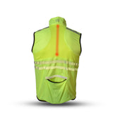 Gato Windbreaker mesh vest usb led neongeel maat S - afbeelding 4